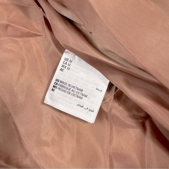 Brown Plush Sherpa Fur Vest M - Picture 4 of 6